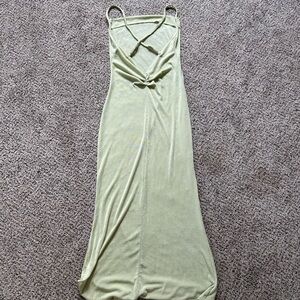 SHEIN | Dresses | Shein Green Backless Dress | Poshmark
